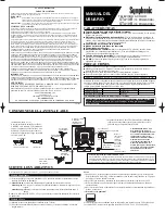 Предварительный просмотр 5 страницы Symphonic ST413B, ST419B Owner'S Manual