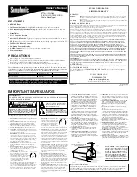 Symphonic STL1505A Owner'S Manual preview