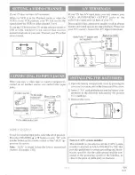 Preview for 11 page of Symphonic SV2161G Owner'S Manual