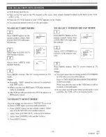 Preview for 15 page of Symphonic SV431E Owner'S Manual