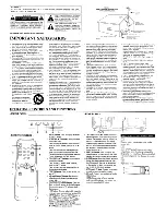 Предварительный просмотр 2 страницы Symphonic Symphonic ST413A Owner'S Manual