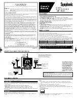 Preview for 1 page of Symphonic WF-1901 Owner'S Manual