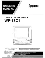 Preview for 1 page of Symphonic WF13C1 Owner'S Manual