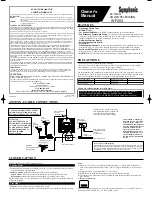 Preview for 1 page of Symphonic WF203 Owner'S Manual