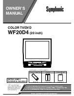 Symphonic WF20D4 Owner'S Manual preview