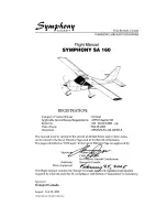 Symphony SA-160 Flight Manual preview