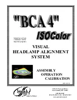 Preview for 1 page of Symtech BCA4 Calibration Manual