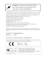 Предварительный просмотр 3 страницы Synapse DDP84 Installation And Operation Manual