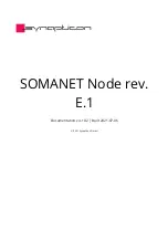 SYNAPTICON SOMANET Node 1000 Hardware Manual preview