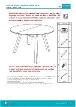 Предварительный просмотр 1 страницы Synargy Jamison Outdoor Round Extension Dining Table Assembly Instructions