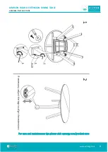 Предварительный просмотр 2 страницы Synargy Jamison Outdoor Round Extension Dining Table Assembly Instructions