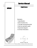 Preview for 1 page of Synca MR320 Service Manual