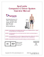 SynCardia Companion 2 Driver System Operator'S Manual preview