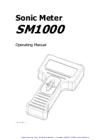 Preview for 2 page of SyncroCraft Sonic Meter SM1000 Operating Manual