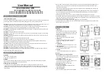 syndome ECO II-801 User Manual preview