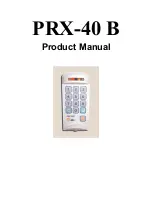 Synel PRX-40 B Product Manual preview