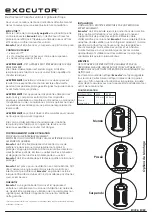 Preview for 3 page of Synergetic Exocutor EX30 Instructions