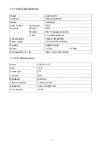 Preview for 6 page of Synergy Global Technology LCD1U15-17 User Manual