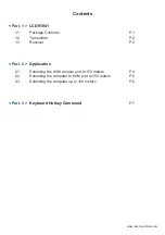 Preview for 4 page of Synergy Global Technology LCDK1041 User Manual