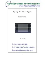 Preview for 1 page of Synergy Global Technology LCDR7U15-01 User Manual