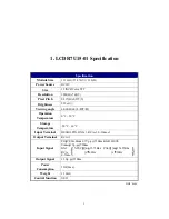 Preview for 3 page of Synergy Global Technology LCDR7U15-01 User Manual