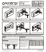 Synergy Hardware S150 Series Fixing Instructions preview