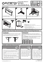 Synergy Hardware S300 Series Fixing Instructions preview