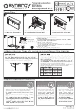 Synergy Hardware S800 Series Fixing Instructions preview