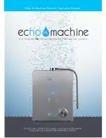 Synergy Science Echo H2 MACHINE Owner'S Operation Manual preview