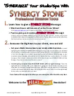 Preview for 4 page of SYNERGY STONE BLISSFUL Manual