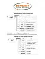 Предварительный просмотр 4 страницы Synergy 452T Manual