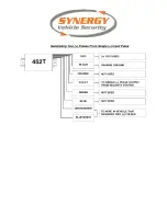 Предварительный просмотр 5 страницы Synergy 452T Manual