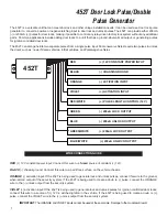 Предварительный просмотр 6 страницы Synergy 452T Manual