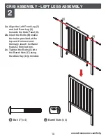 Предварительный просмотр 10 страницы Synergy Convertible Crib Owner'S Manual