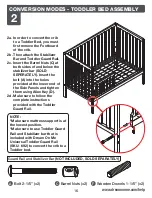 Предварительный просмотр 16 страницы Synergy Convertible Crib Owner'S Manual