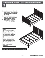 Предварительный просмотр 17 страницы Synergy Convertible Crib Owner'S Manual