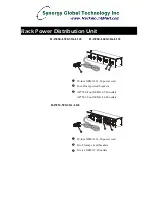 Preview for 1 page of Synergy RA5204-L520-30A-L143 Installation Manual