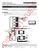 Preview for 7 page of Synergy SwitchPak SPAK 4S/2D Installation Instructions Manual