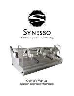 Synesso Sabre Owner'S Manual preview