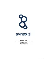 Предварительный просмотр 16 страницы Synexis Blade Owner'S Manual