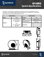 Preview for 8 page of Synexis SPHERE Owner'S Manual