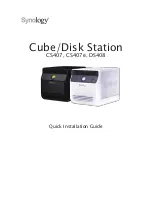 Preview for 1 page of Synology CS407 Quick Installation Manual