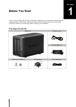 Preview for 3 page of Synology DiskStation DS214+ Quick Installation Manual