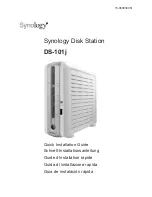 Synology DS-101j Quick Installation Manual preview
