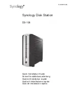 Synology DS-106 Series Quick Installation Manual preview