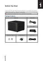 Предварительный просмотр 3 страницы Synology DS1520+ Hardware Installation Manual