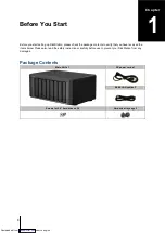 Preview for 3 page of Synology DS1813+ Quick Installation Manual