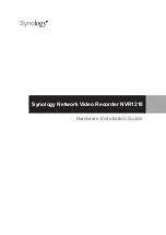 Preview for 1 page of Synology NVR1218 Hardware Installation Manual