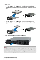 Предварительный просмотр 10 страницы Synology RackStation RC18015xs+ Quick Installation Manual