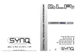 Preview for 1 page of SYNQ AUDIO RESEARCH DLP 6 Operation Manual